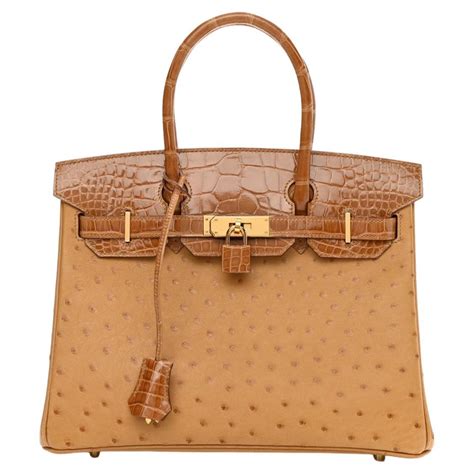 hermes birkin ostrich cognac|Hermès Cognac Ostrich Birkin 30 .